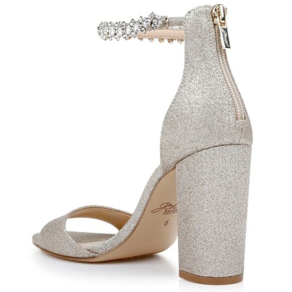 Jewel Badgley Mishka Louise Peep-Toe Block Heel SIZE 6 New - Picture 3 of 14